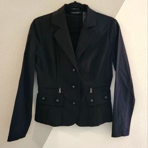 Axcess Liz Claiborne stretch hardware blazer 4